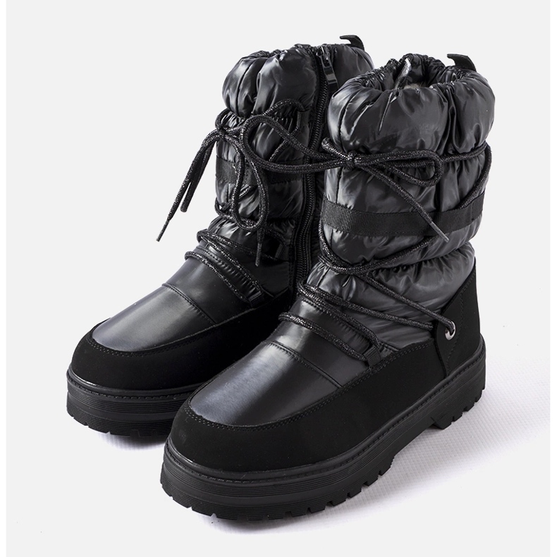 Inna Botas de neve clássicas pretas para meninas Arzeno preto 1 Inna Botas de neve clássicas pretas para meninas Arzeno preto 1
