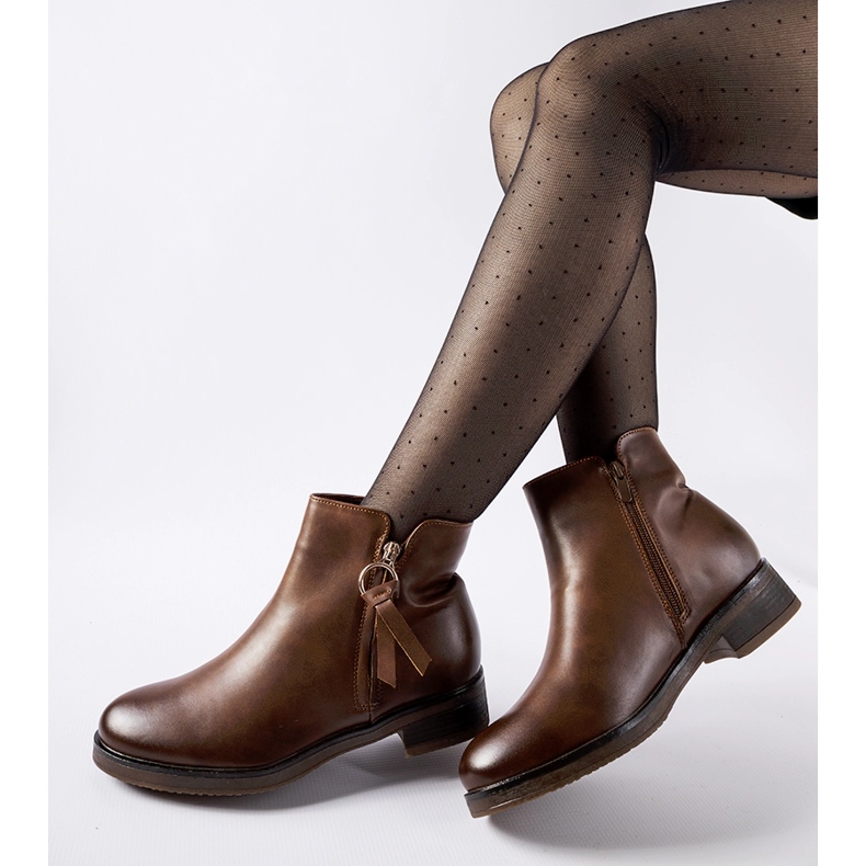 Botins clássicos Corciano com isolamento castanho marrom 1