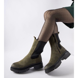 Botas de cano alto com isolamento verde da Bernardo 2 Botas de cano alto com isolamento verde da Bernardo 2