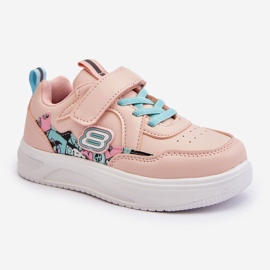 News Calçado desportivo infantil com velcro rosa Lucila 1