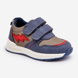 News Calçado desportivo infantil com velcro azul Hemmani 1