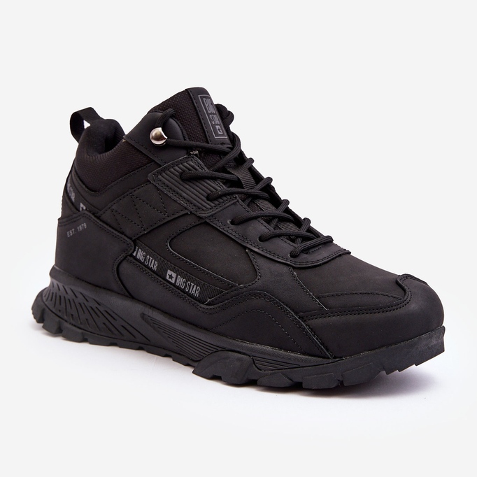 Botas de trekking isoladas masculinas pretas Big Star MM174164 preto 1