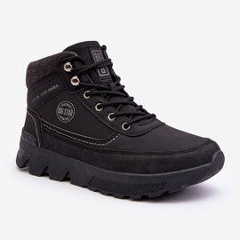 Calçado de trekking masculino preto Big Star MM174016 1