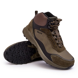 Sapatos de trekking isolados masculinos verdes Big Star MM174333 6