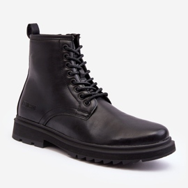 Botas isoladas Trappers com zíper preto Big Star MM174080 1 Botas isoladas Trappers com zíper preto Big Star MM174080 1