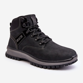 Calçado de caminhada masculino preto Big Star MM174019 1