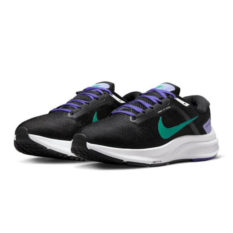 Tênis esportivo feminino Nike Air Zoom Structure 24 DA8570-004 preto 3