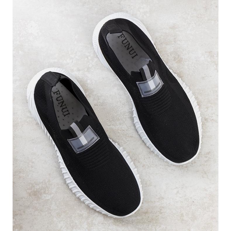 Meias pretas para homem Declan preto 1