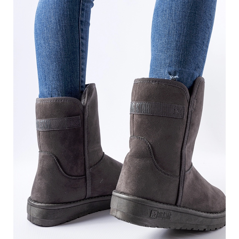 Botas de neve cinza Big Star KK274619 1