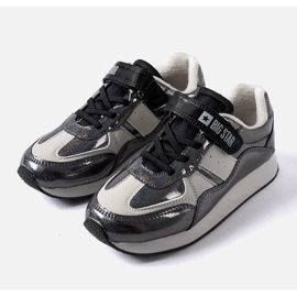 Tênis preto com glitter Big Star KK374103 1