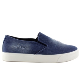 Tênis slip-on jeans K-89 D. azul azul marinho 1