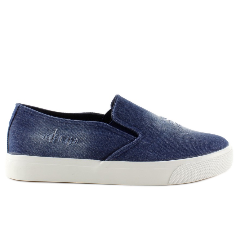 Tênis slip-on jeans K-89 D. azul azul marinho 1