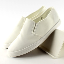Tênis slip-on de material 1-98 Branco 1