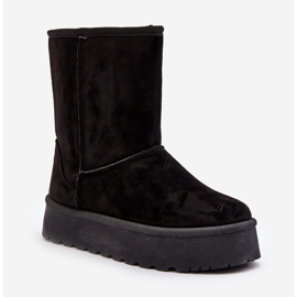 PS1 Botas de neve femininas pretas Abrams com isolamento de pele preto 1 PS1 Botas de neve femininas pretas Abrams com isolamento de pele preto 1