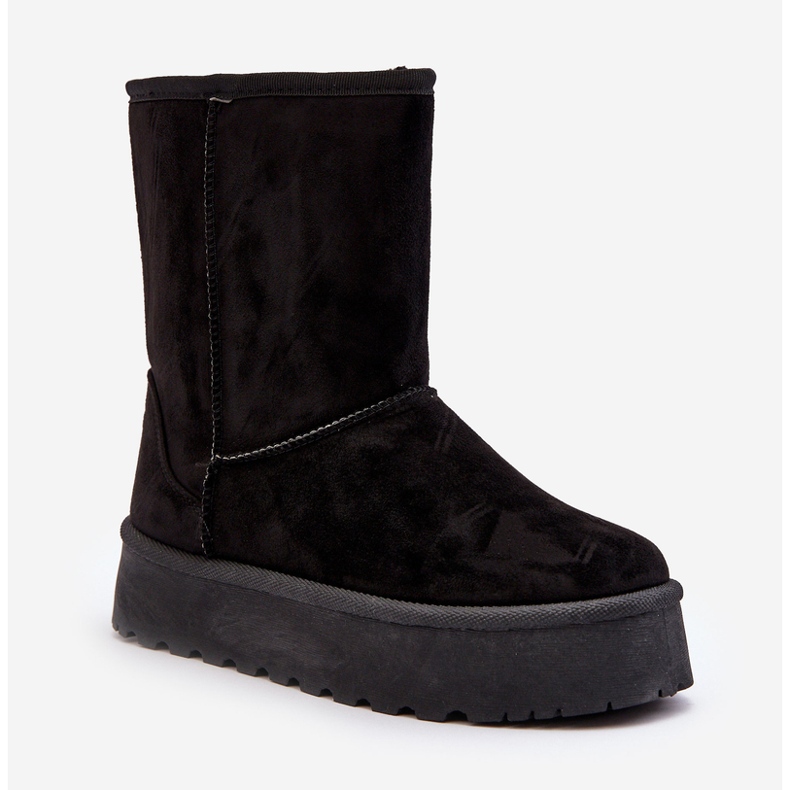 PS1 Botas de neve femininas pretas Abrams com isolamento de pele preto 1 PS1 Botas de neve femininas pretas Abrams com isolamento de pele preto 1