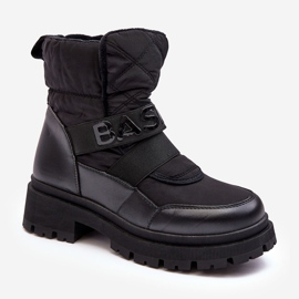 PS1 Botas femininas de neve isoladas com zíper pretas Zeva preto 1 PS1 Botas femininas de neve isoladas com zíper pretas Zeva preto 1