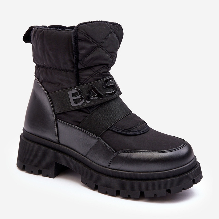 PS1 Botas femininas de neve isoladas com zíper pretas Zeva preto 1 PS1 Botas femininas de neve isoladas com zíper pretas Zeva preto 1