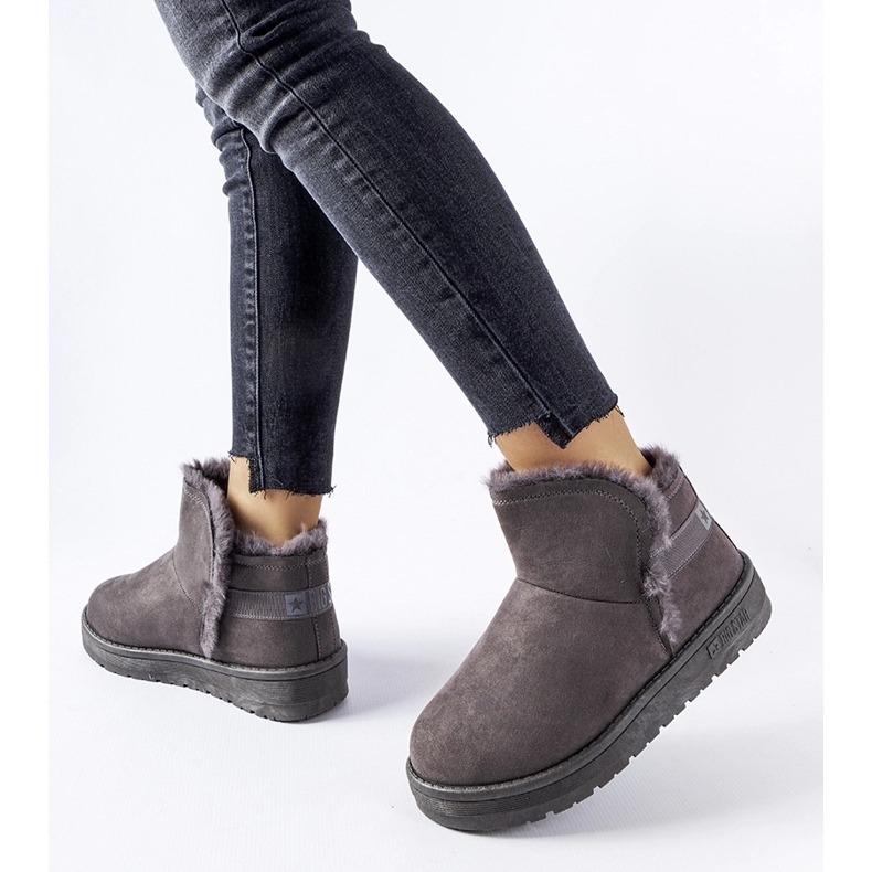 Botas de neve cinza Big Star KK274623 1