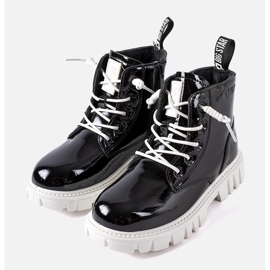 Botins pretos envernizados Big Star MM374147 1