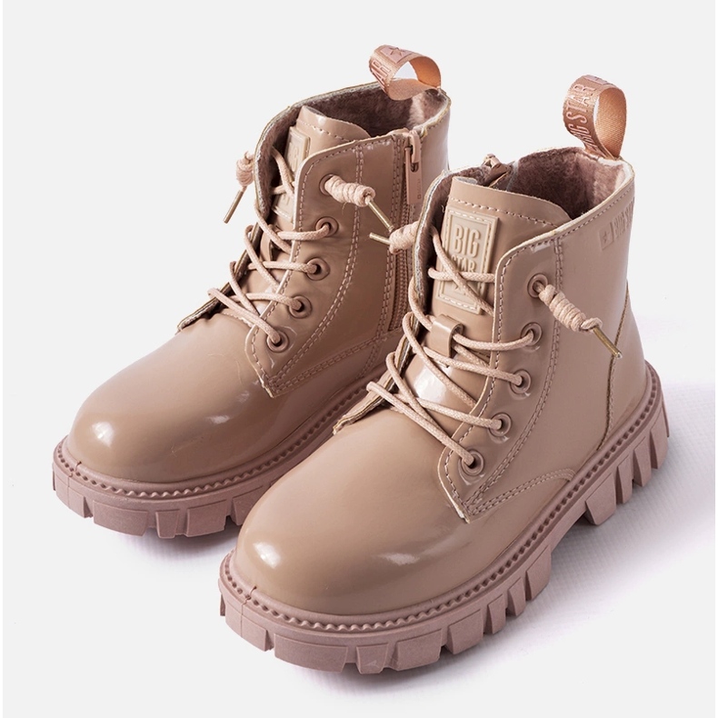 Botins rosa envernizados Big Star MM374144 1