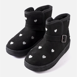 Botas de neve infantis pretas Big Star KK374243 preto 1