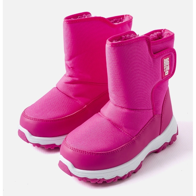 Botas de neve infantis rosa Big Star MM374121 1