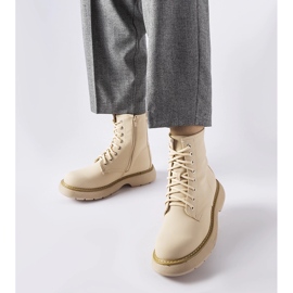 Botas Benvenuto clássicas bege 1 Botas Benvenuto clássicas bege 1