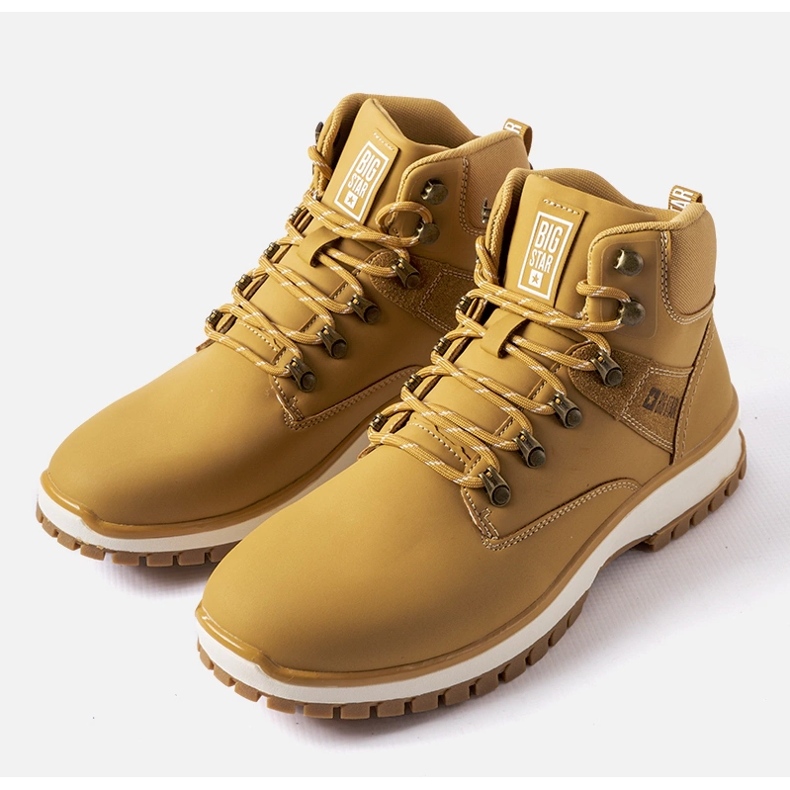 Botas masculinas marrons Big Star MM174020 castanho 1