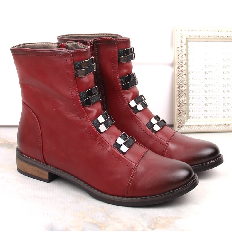 Botas isolantes vermelhas de mulher Jezzi vermelho 1 Botas isolantes vermelhas de mulher Jezzi vermelho 1