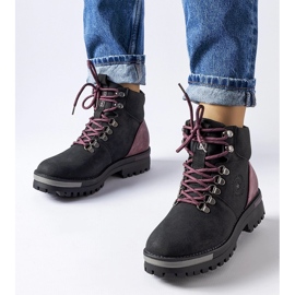 Botas pretas e bordô Big Star MM274318 preto 1