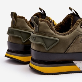 Calçados esportivos isolados masculinos cáqui Big Star MM174109 verde 2