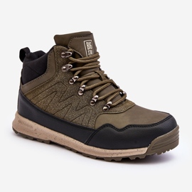 Botas de trekking isoladas femininas cáqui Big Star MM274480 verde 1