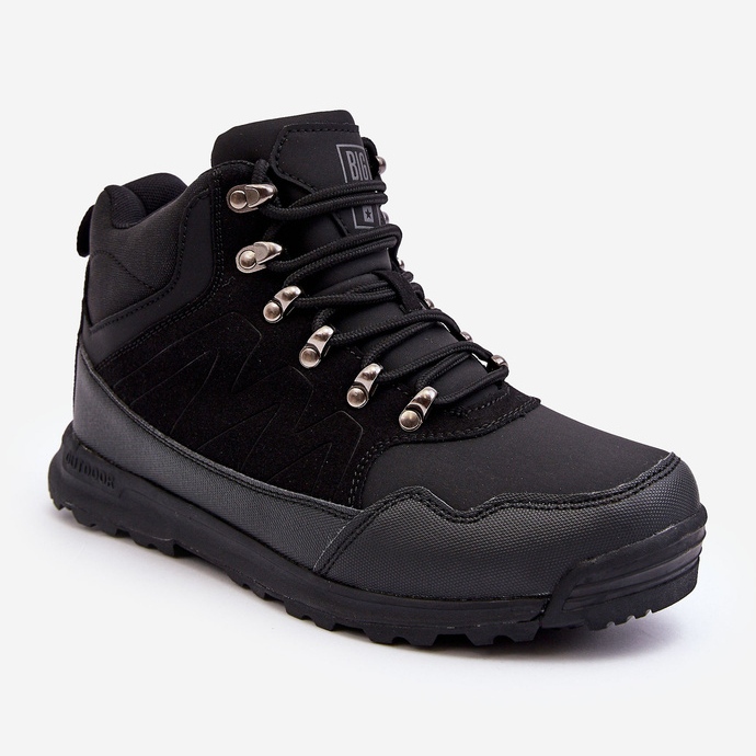 Botas de trekking isoladas femininas pretas Big Star MM274481 preto 1