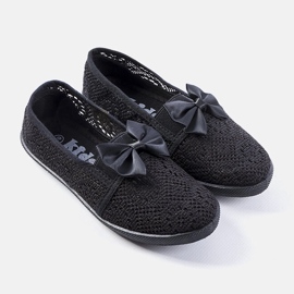 Sandálias pretas para crianças da Bubby preto 1