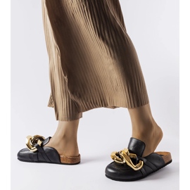 Correntes deslizantes pretas de Christelle preto 1