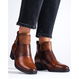 Botins femininos marrons da Vinceza marrom 1