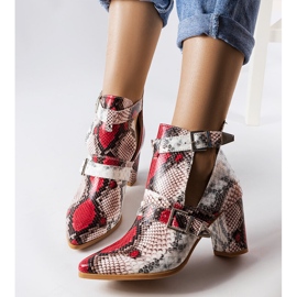 Bota feminina branca e rosa Itabi bege 1