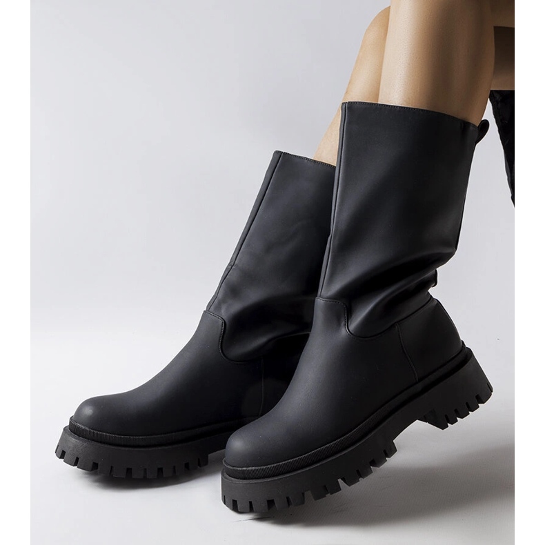 Botas pretas foscas Hollie preto 1 Botas pretas foscas Hollie preto 1