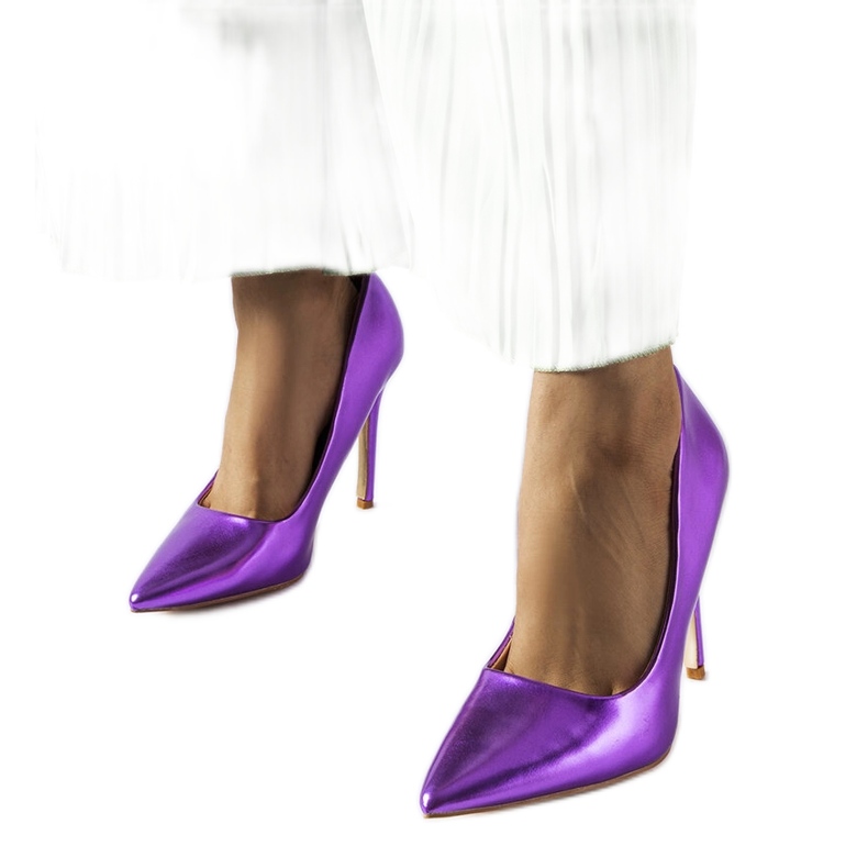 Inna Salto alto Delis metálico roxo tolet 1 Inna Salto alto Delis metálico roxo tolet 1