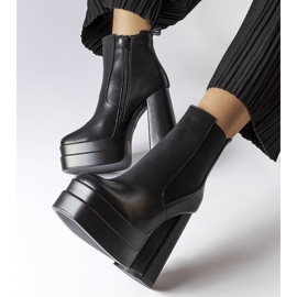 Inna Botas de salto alto pretas, Copertino preto 1