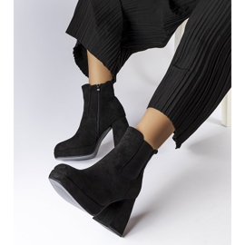 Botas de camurça ecológica pretas Province preto 1