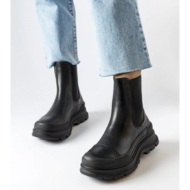 Bota plataforma preta Bellucci preto 1