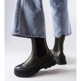 Bota plataforma verde Bellucci 1