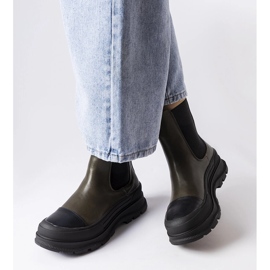 Bota plataforma verde Bellucci 2