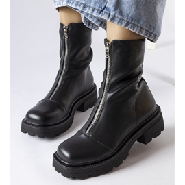 Botins maciços pretos Scura 1