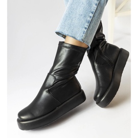 Botas plataforma pretas Valpantena preto 1