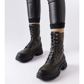 Botas trabalhadoras verdes com sola mais grossa Lori 1 Botas trabalhadoras verdes com sola mais grossa Lori 1
