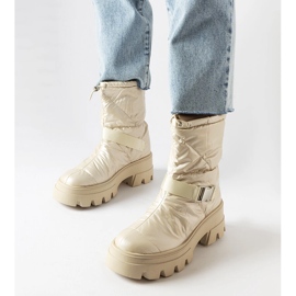 Botas de neve bege Ambretta 1