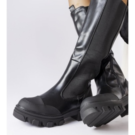 Botas altas pretas Pasquale preto 1