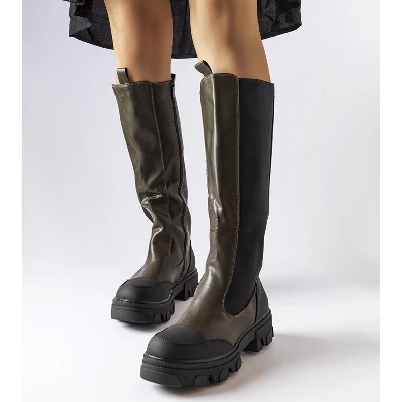 Botas altas verdes Pasquale 1